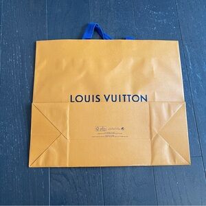 Authentic Louis Vuitton, empty shopping bag, size large